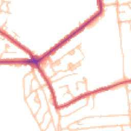 Daytime road noise heatmap for SE9 4PN