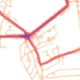 Daytime road noise heatmap for SE9 4PP