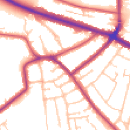Daytime road noise heatmap for SE9 4QZ
