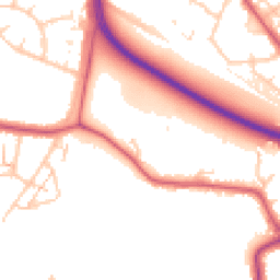 Daytime road noise heatmap for SE9 4RS
