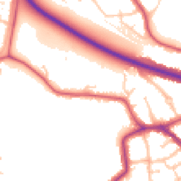 Daytime road noise heatmap for SE9 4RU