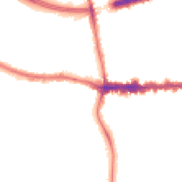 Night-time road noise heatmap for SE9 5AL