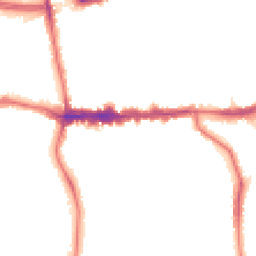 Night-time road noise heatmap for SE9 5DL