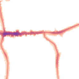 Night-time road noise heatmap for SE9 5DP