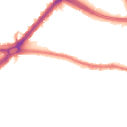 Night-time road noise heatmap for SE9 5EG