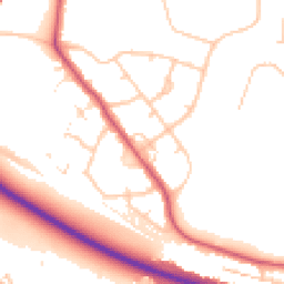 Daytime road noise heatmap for SE9 5ER