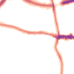 Night-time road noise heatmap for SE9 5HB