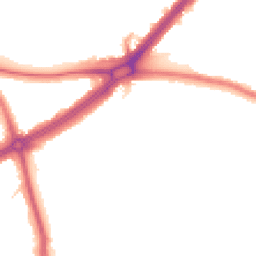 Night-time road noise heatmap for SE9 5HR