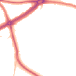 Night-time road noise heatmap for SE9 5JJ