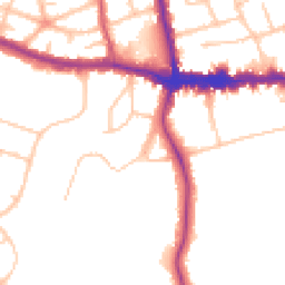 Daytime road noise heatmap for SE9 5QB