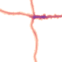 Night-time road noise heatmap for SE9 5QD