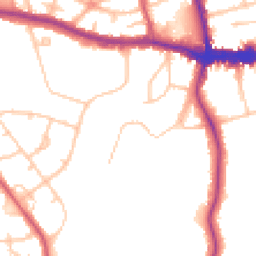 Daytime road noise heatmap for SE9 5QF