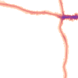 Night-time road noise heatmap for SE9 5QF