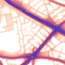 Daytime road noise heatmap for SE9 6AQ