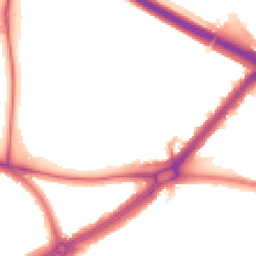 Night-time road noise heatmap for SE9 6AZ