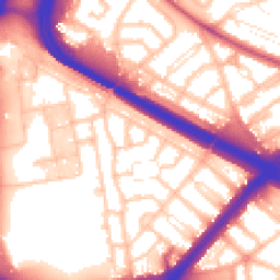 Daytime road noise heatmap for SE9 6BG