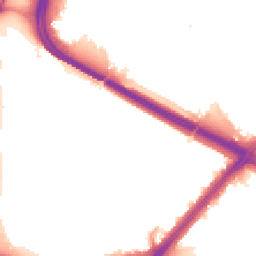 Night-time road noise heatmap for SE9 6BG