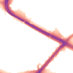 Night-time road noise heatmap for SE9 6BN