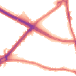 Night-time road noise heatmap for SE9 6DT