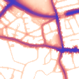 Daytime road noise heatmap for SE9 6EY