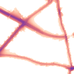 Night-time road noise heatmap for SE9 6QP