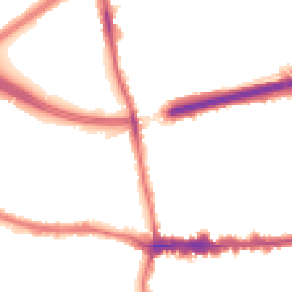 Night-time road noise heatmap for SE9 6SL