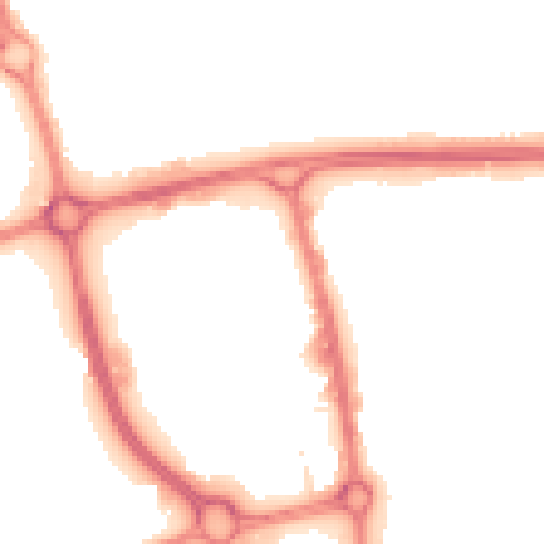 Night-time road noise heatmap for SG1 1BX