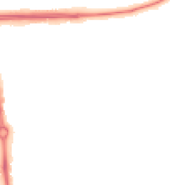 Night-time road noise heatmap for SG1 1NP