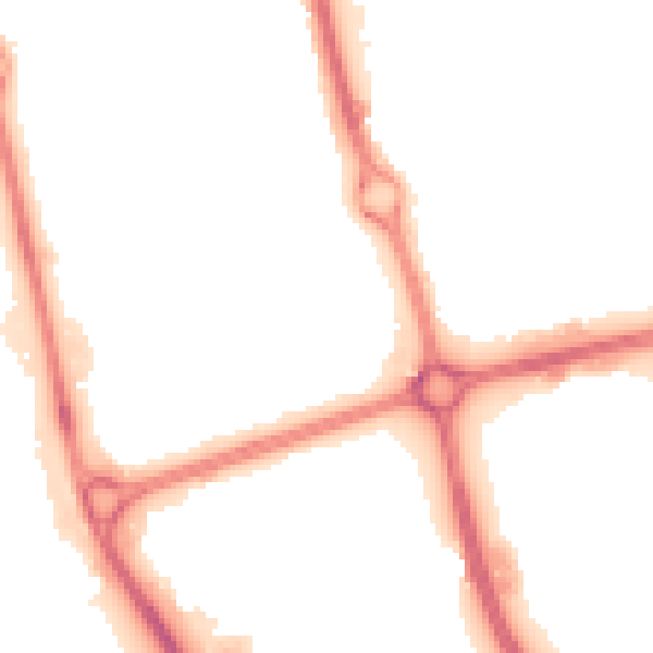 Night-time road noise heatmap for SG1 2LT