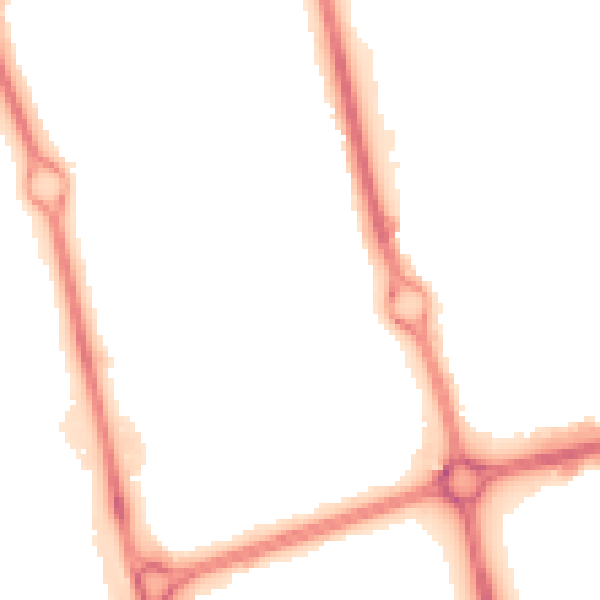 Night-time road noise heatmap for SG1 2NH