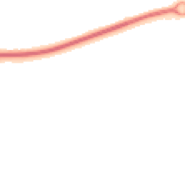 Night-time road noise heatmap for SG1 3QY