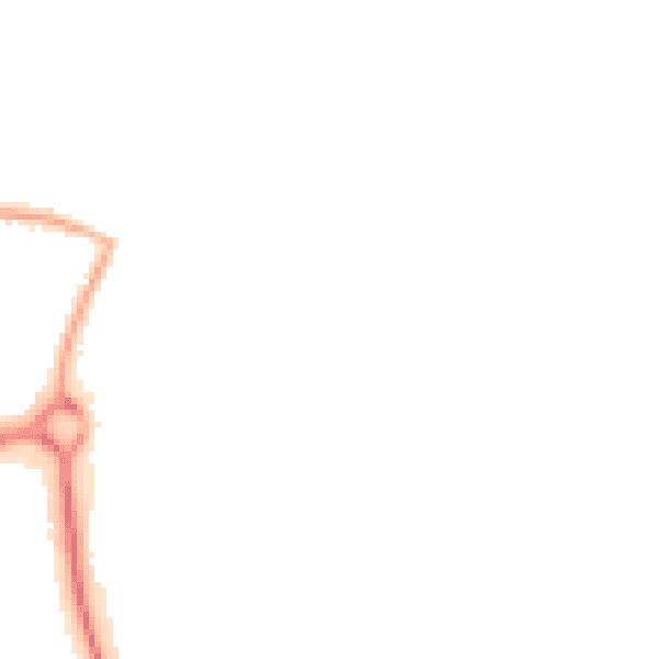 Night-time road noise heatmap for SG1 4GS
