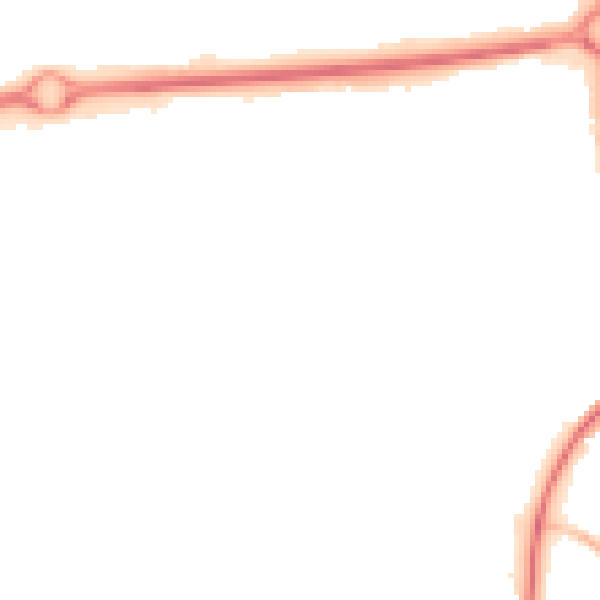 Night-time road noise heatmap for SG1 5NH