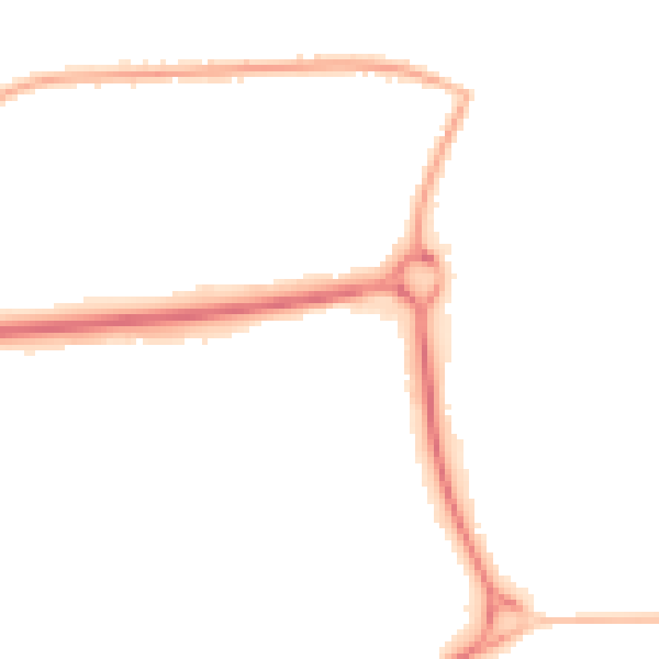 Night-time road noise heatmap for SG1 5NU