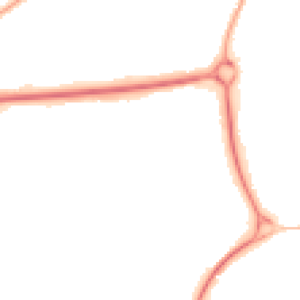 Night-time road noise heatmap for SG1 5NX
