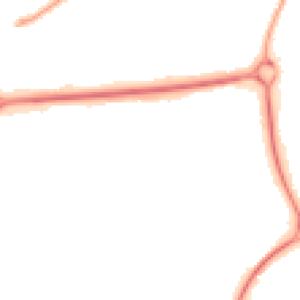 Night-time road noise heatmap for SG1 5NY