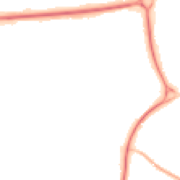 Night-time road noise heatmap for SG1 5PJ