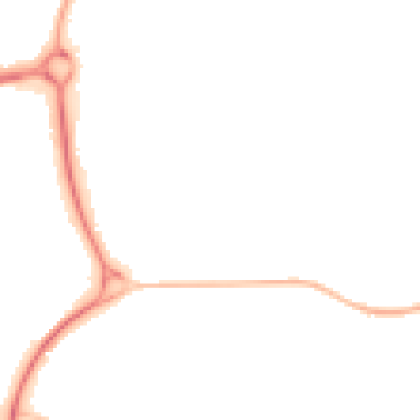 Night-time road noise heatmap for SG1 5TE