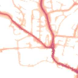 Daytime road noise heatmap for SG12 0AD