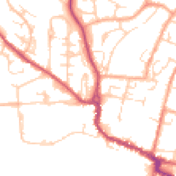 Daytime road noise heatmap for SG12 0AG