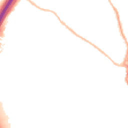 Night-time road noise heatmap for SG12 0AW