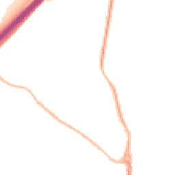 Night-time road noise heatmap for SG12 0BE