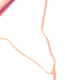Night-time road noise heatmap for SG12 0BJ