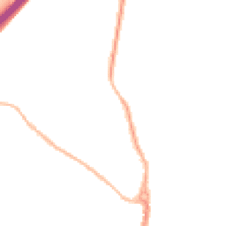Night-time road noise heatmap for SG12 0BL