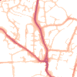 Daytime road noise heatmap for SG12 0BP