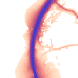 Daytime road noise heatmap for SG12 0BX