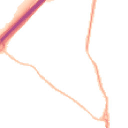 Night-time road noise heatmap for SG12 0BY