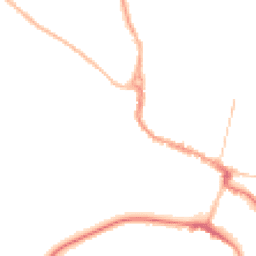 Night-time road noise heatmap for SG12 0DA