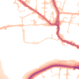 Daytime road noise heatmap for SG12 0DF