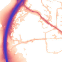 Daytime road noise heatmap for SG12 0DP